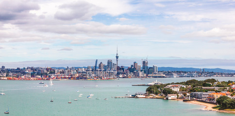 Panorama of Auckland CBD