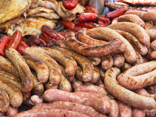 Sausage and chorizo barbecue