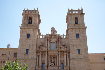 Obraz premium Main facade of the monastery of San Miguel de los Reyes de Valencia