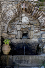 Naklejka premium The springs on mount Olympus (Greece, regional unit Pieria)