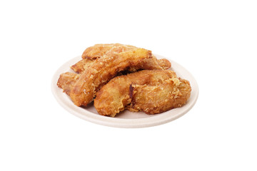 Fried Banana (Pisang Goreng), traditional snack in Malaysia and Indonesia..