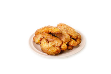 Fried Banana (Pisang Goreng), traditional snack in Malaysia and Indonesia..