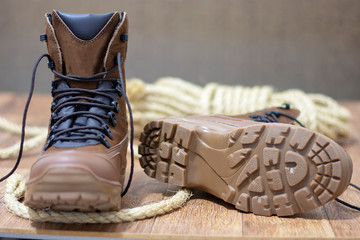 leather boot