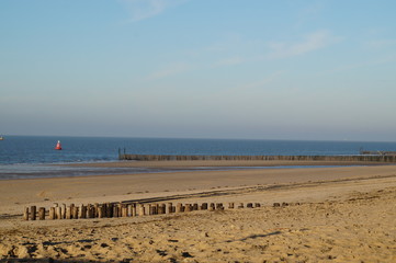 beach near Vlissingen Dishoek Netherlands
