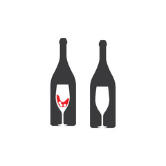 Wine Logo Template vector symbol