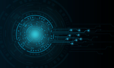 Abstract technology background. Futuristic sci fi concept. Vector illustration