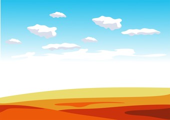 desert view for background illustration and image