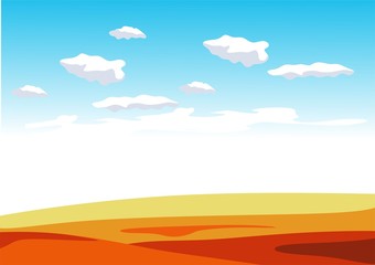 Obraz premium desert view for background illustration and image