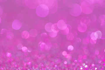 Abstract elegant pink purple glitter vintage sparkle with bokeh defocused