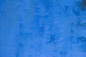 Old cement paint blue wall