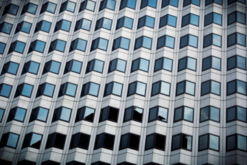 Windows of skyscrapers. Seoul, South Korea