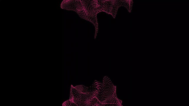 Two hearts are as one and then drift apart in a tragic way - concept: divorce, break-up, infidelity, seperation, heartbreak,