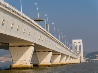 Afternoon sunny view of the Sai Van Bridge