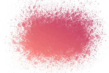 Abstract red watercolor on white background
