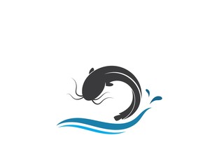 catfish vector icon illustration design