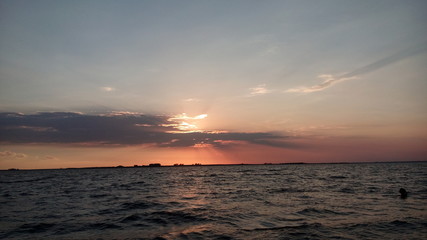 Beatyful sunset in San Gregorio