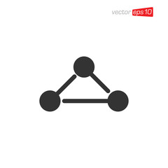Connection Network Icon Design Vector