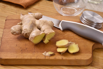 Fresh ginger root