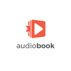 Fototapeta premium Audio Video Play Book E-book E-learning Learn Education Vector Illustration Logo