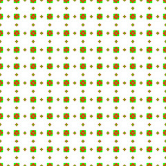 Christmas green and red gift box celebration seamless patterns on white background