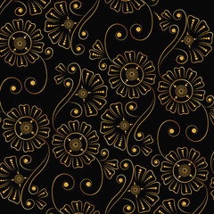 Paisley background. Hand Drawn ornament
