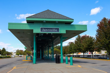 Janesville station by the riverfront