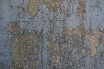 texture of old wall and peeling paint