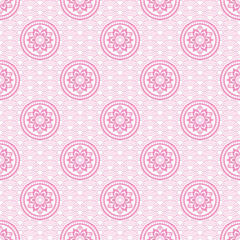 Chinese Seamless Pattern - Repeating pattern design inspired by China