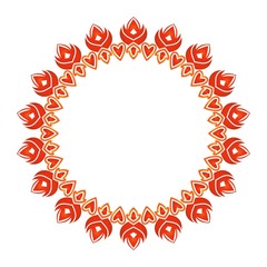 symbol or logo Ornament object for abstract Design