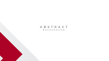 Modern Simple Red White Abstract Background Presentation Design
