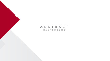 Modern Simple Red White Abstract Background Presentation Design
