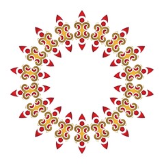 symbol or logo Ornament object for abstract Design