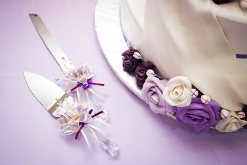 Cuchillo pastel de boda