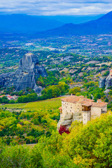Fototapeta premium Monastery in Meteora, Greece