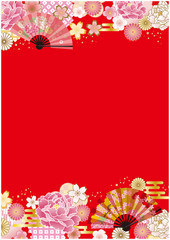 Obraz premium 和柄背景69