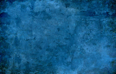 Beautiful Abstract Grunge Old background. Navy Blue Dark Wall texture.