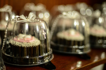 wedding souvenir in a box