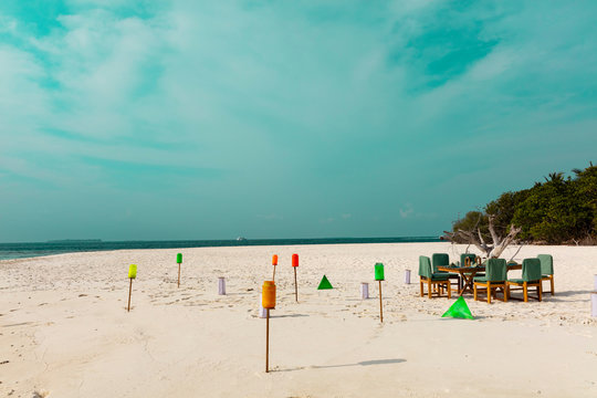 Private Luxury Dining Experience On Pristine Tropical Beach