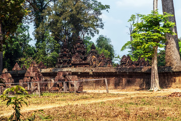Fototapeta na wymiar Banteay Srei or Banteay Srey Siem Reap, Cambodia