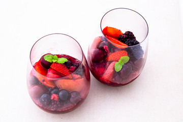 Red Fruit Medley which is German compote