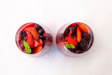Red Fruit Medley which is German compote