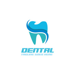 Dental care logo Template vector illustration icon design