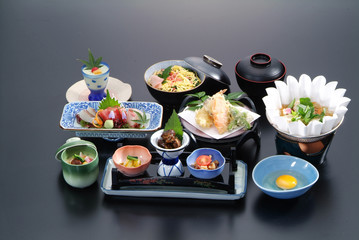 会席料理　和食　盛付