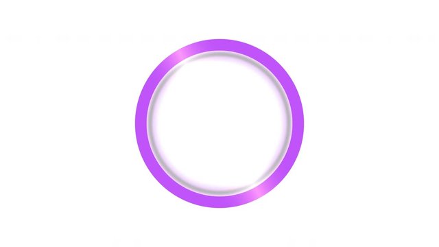 Purple Ring Clean Animated Intro Blank Background Opener Animation For Title Or Logo The Second Half Of Clip Is Seamless Loop