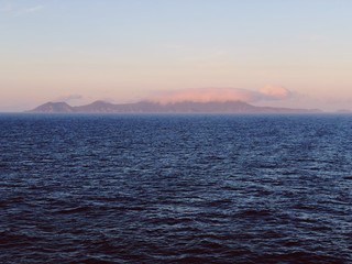 Obraz premium ocean view off cruise ship