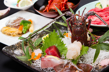 会席料理　和食　盛付