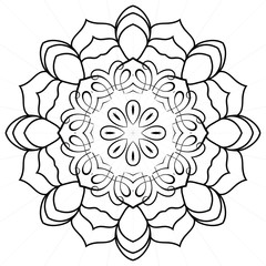 Gold Element Premium Mandala Design