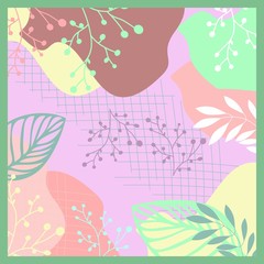 seamless pattern of hijab motif