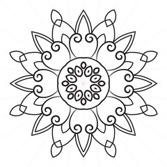 Gold Element Premium Mandala Design