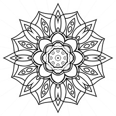 Gold Element Premium Mandala Design